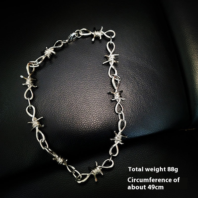 Thorn Zipper Necklace Bracelet