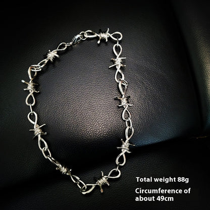 Thorn Zipper Necklace Bracelet