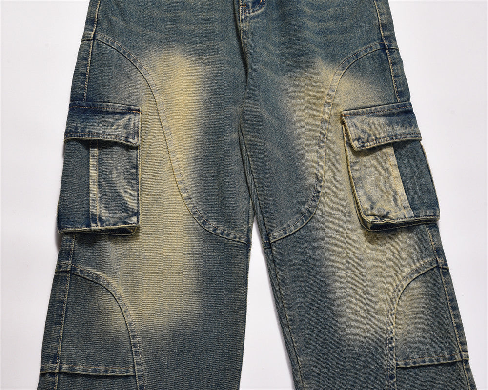 Utility Cargo Pocket Jeans