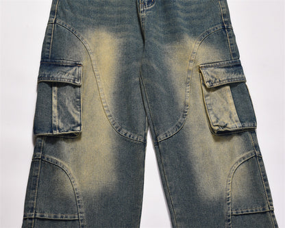 Utility Cargo Pocket Jeans