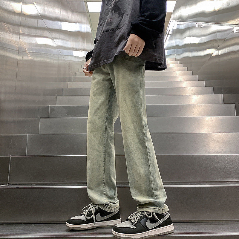 High Street Retro Straight Jeans