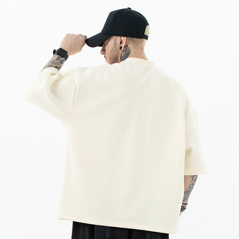 Half Zip Oversized Tee