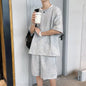 Waffle Knit Summer T-Shirt & Shorts Set