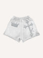 Crown & Cross Graphic Mesh Shorts