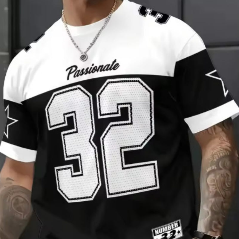 digital print casual sports t-shirt