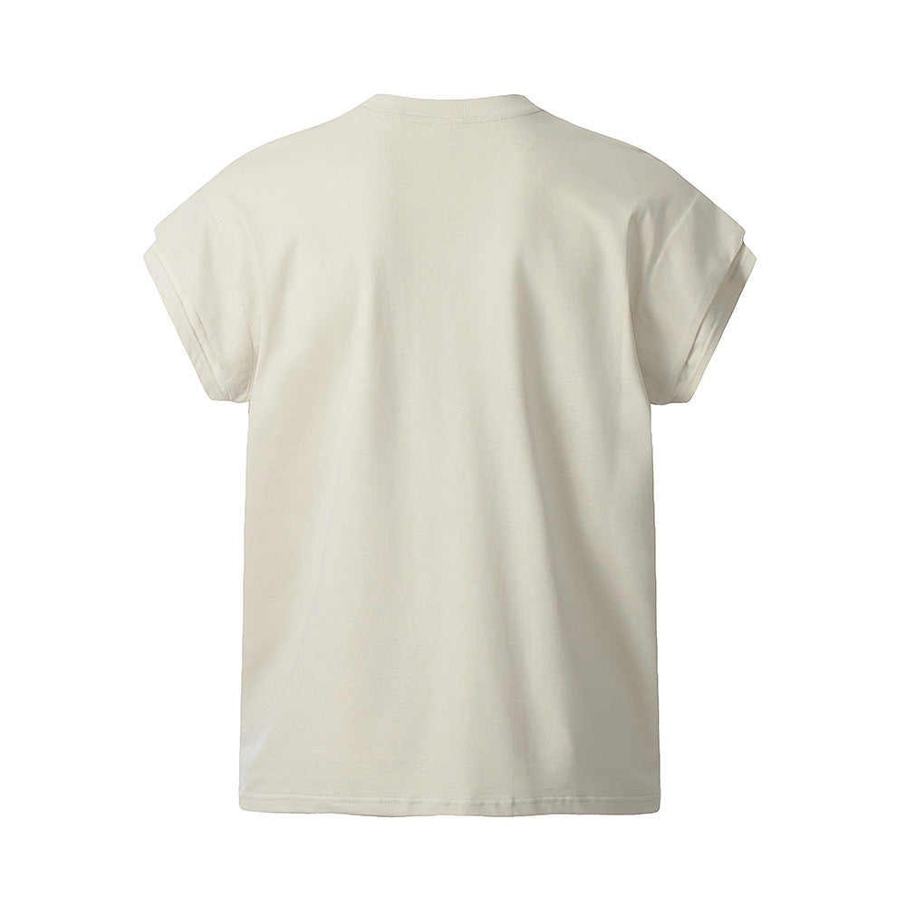 Letter Print Oversized Tee
