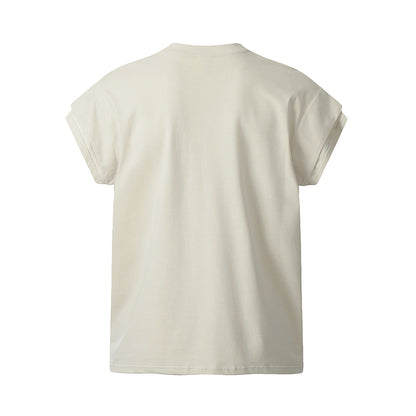 Letter Print Oversized Tee