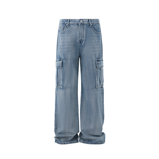 loose straight workwear jeans
