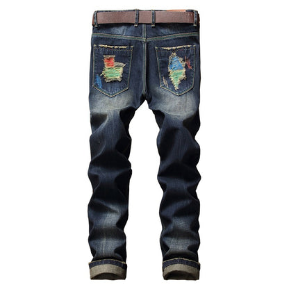 Paint Splatter Jeans