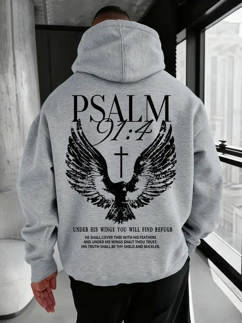 Loose Hooded Sweatshirt