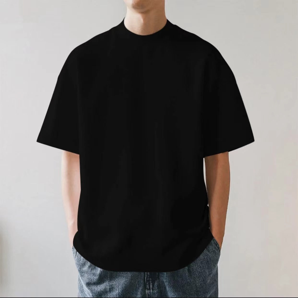Plain Cotton Oversized Tee