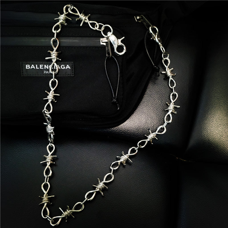 Thorn Zipper Necklace Bracelet
