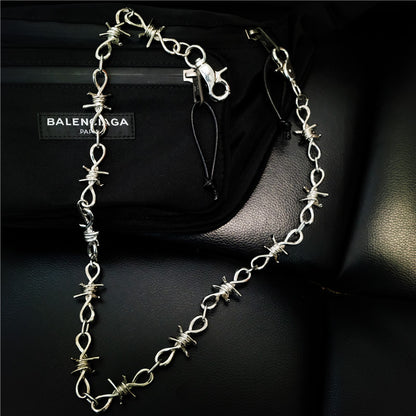 Thorn Zipper Necklace Bracelet