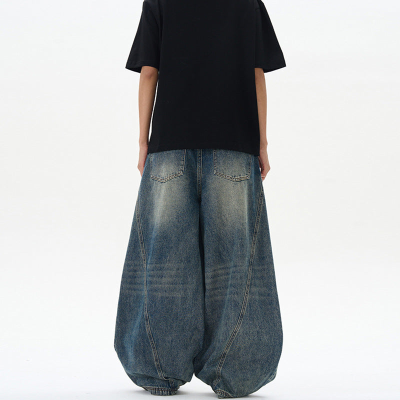 Tie Dye Bootcut Jeans