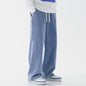 Mens casual loose straight jeans in modern streetwear style