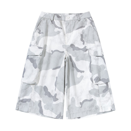 Retro Camouflage Work Shorts