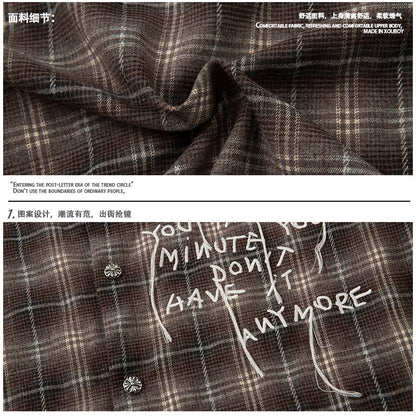 Vintage Plaid Long Sleeve Shirt
