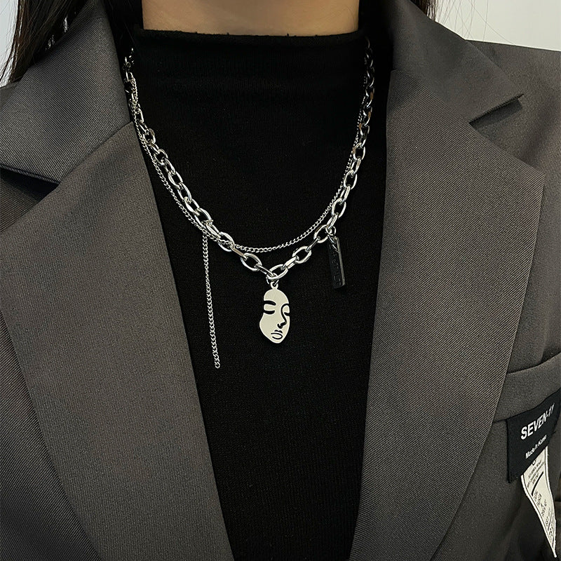 Hip Hop Portrait Necklace