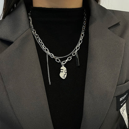 Hip Hop Portrait Necklace