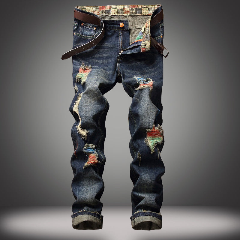 Paint Splatter Jeans