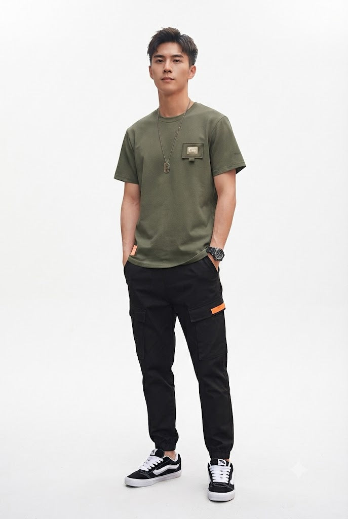 "C-Drive" Waffle Knit Tee