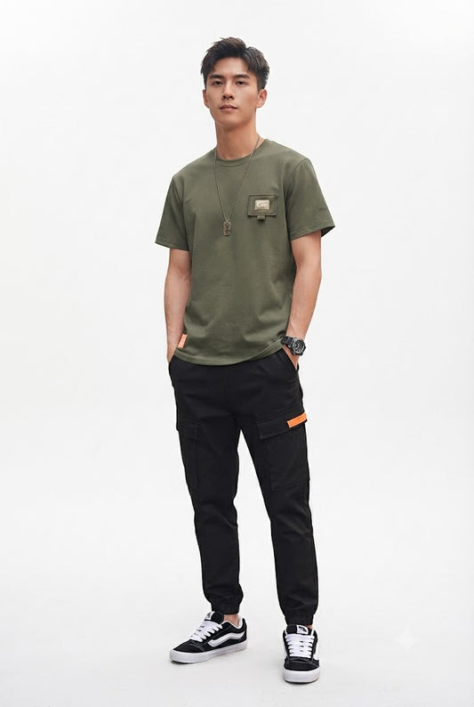 "C-Drive" Waffle Knit Tee