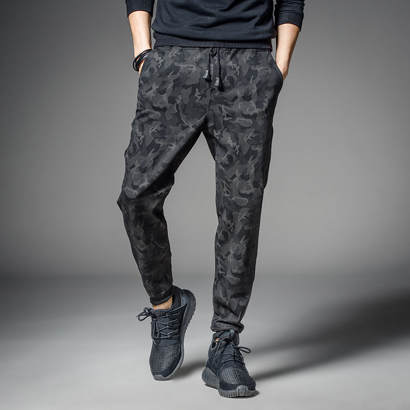 Grey Camouflage Joggers
