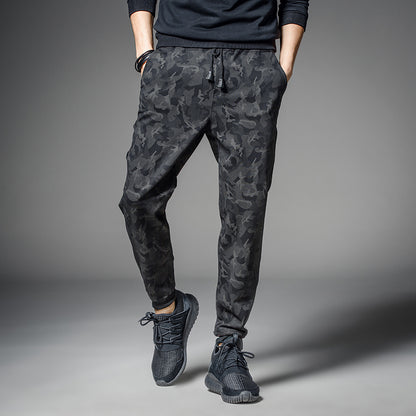 Grey Camouflage Joggers