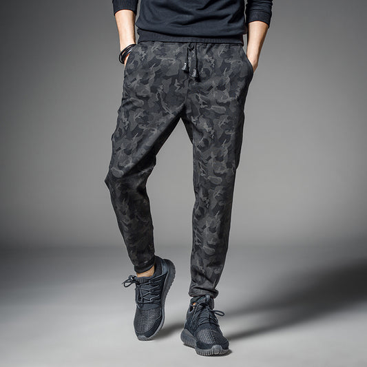 Grey Camouflage Joggers
