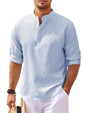 Long Sleeve Casual Stand Collar Shirt