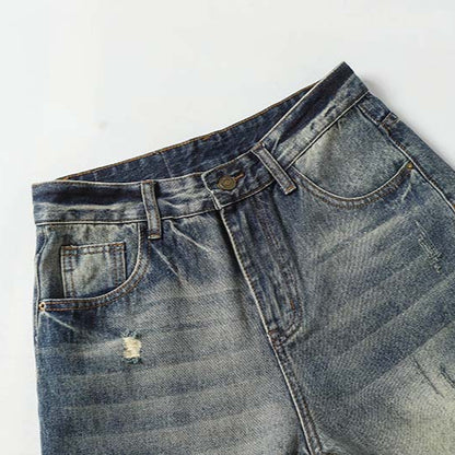 Distressed Denim Jeans