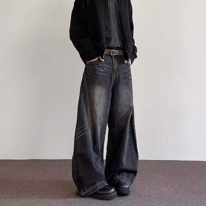 Wide Leg Denim Jeans