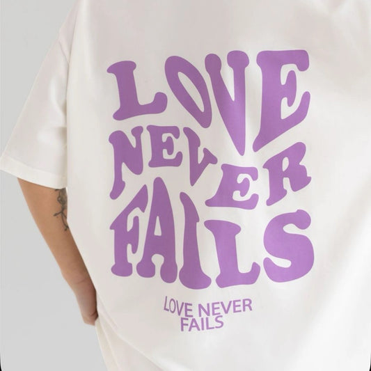 Love Never Fails Cotton Tee