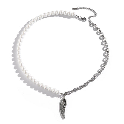 Pearl Stitch Necklace