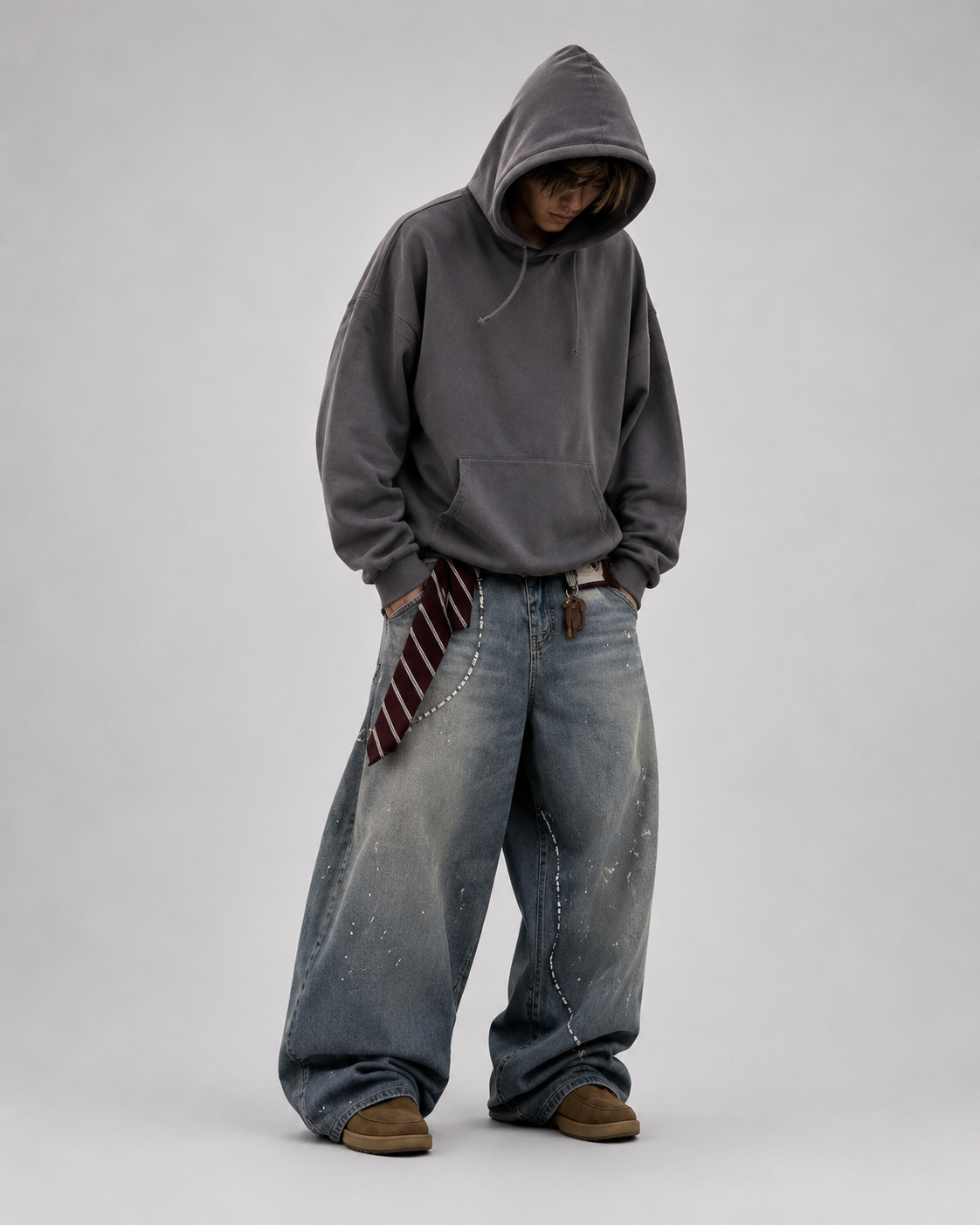Retro Loose Bootcut Jeans