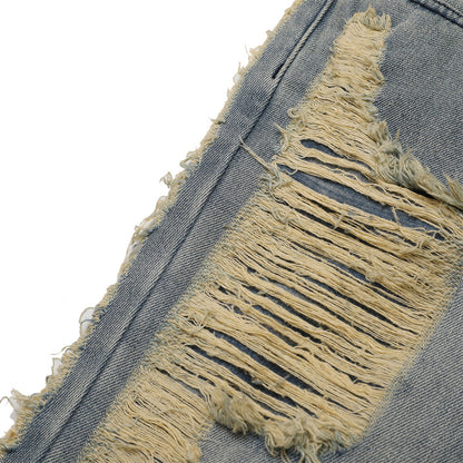 Distressed Stacked Jeans
