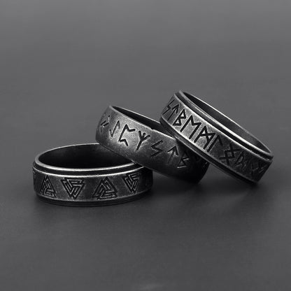Rune Band Ring