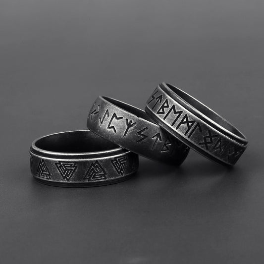 Rune Band Ring