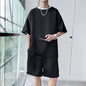 Waffle Knit Summer T-Shirt & Shorts Set