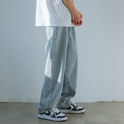 Loose Fit Straight Leg Jeans