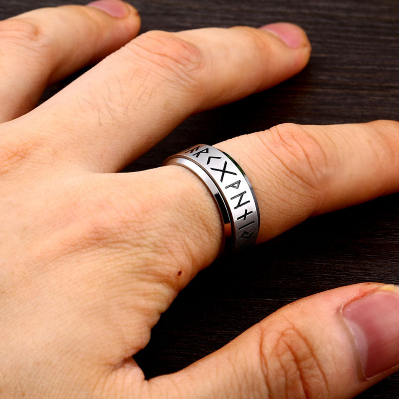 Titanium Steel Rotatable Ring