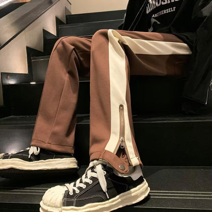 Side Stripe Straight Pants