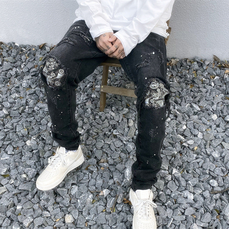 High Street Broken Jeans
