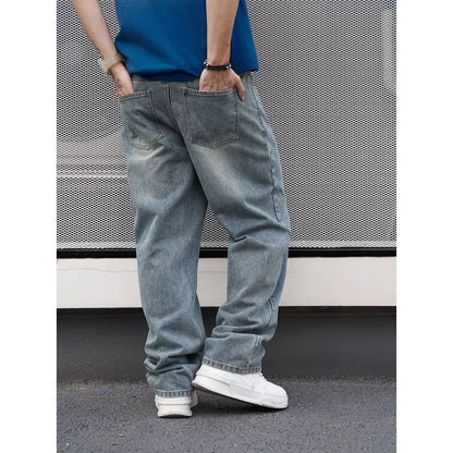 Casual Straight Wash Jeans