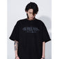 Suede Short-sleeved Men T-shirt 