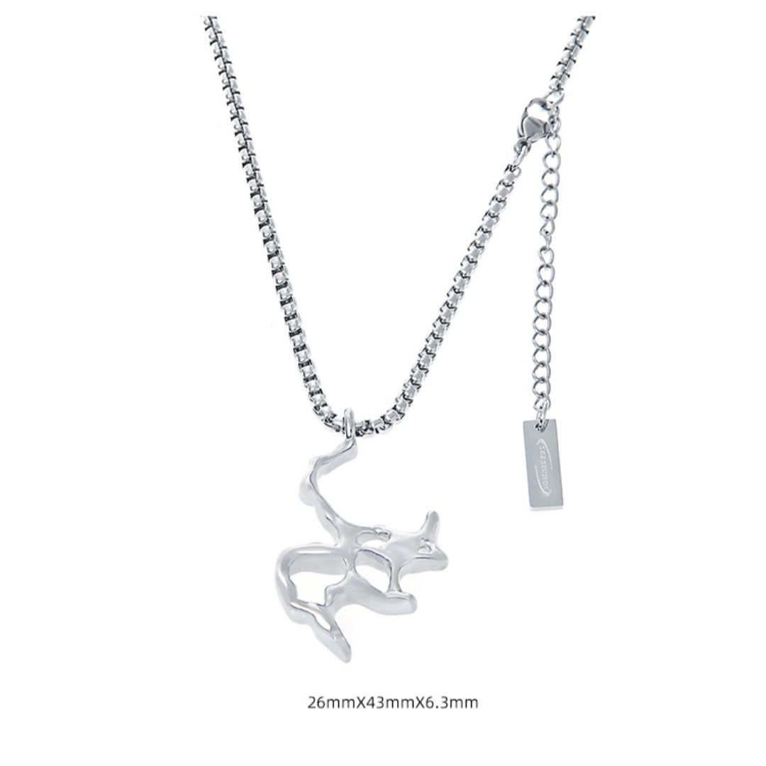 Pendant Titanium Steel Necklace
