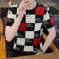 Checker Print Tee