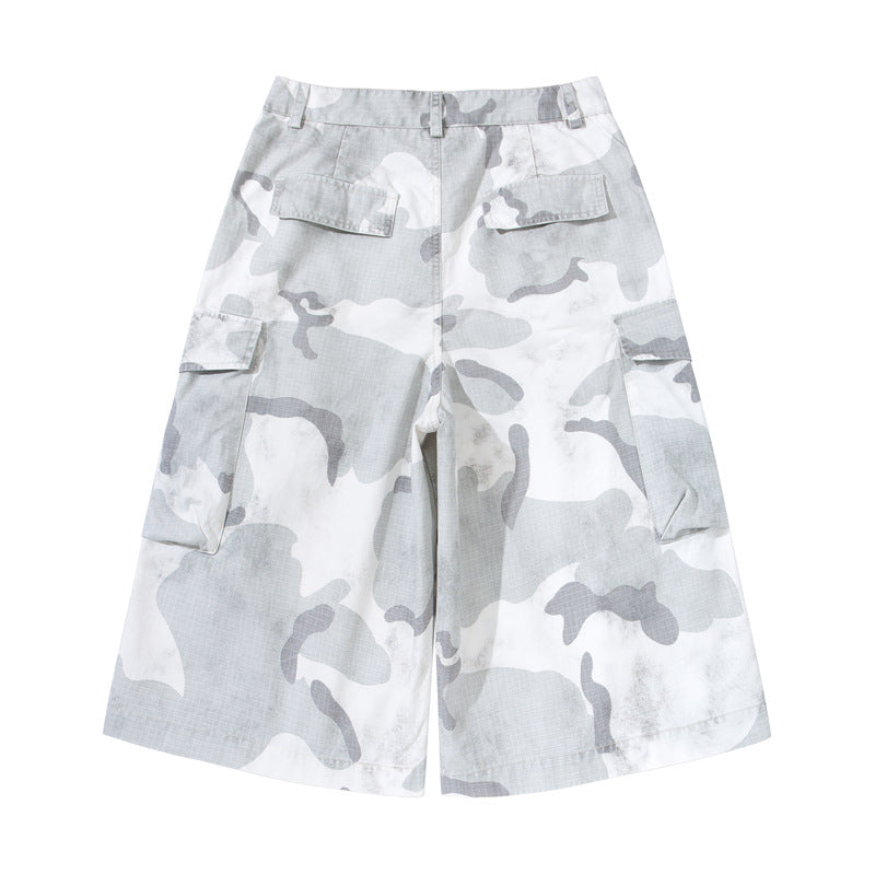 Retro Camouflage Work Shorts