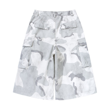 Retro Camouflage Work Shorts