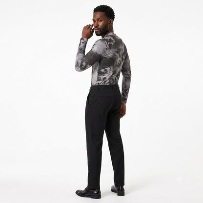 Classical Print Long Sleeve